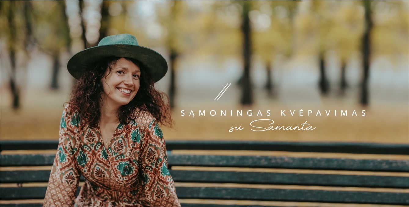 Bevidst vejrtrækning med Samanta i Vilnius