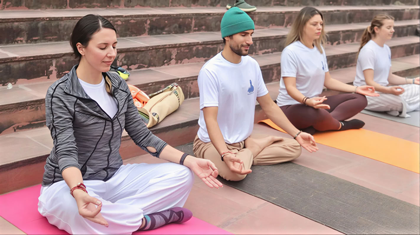 100-timers yogalæreruddannelse i Rishikesh, Indien