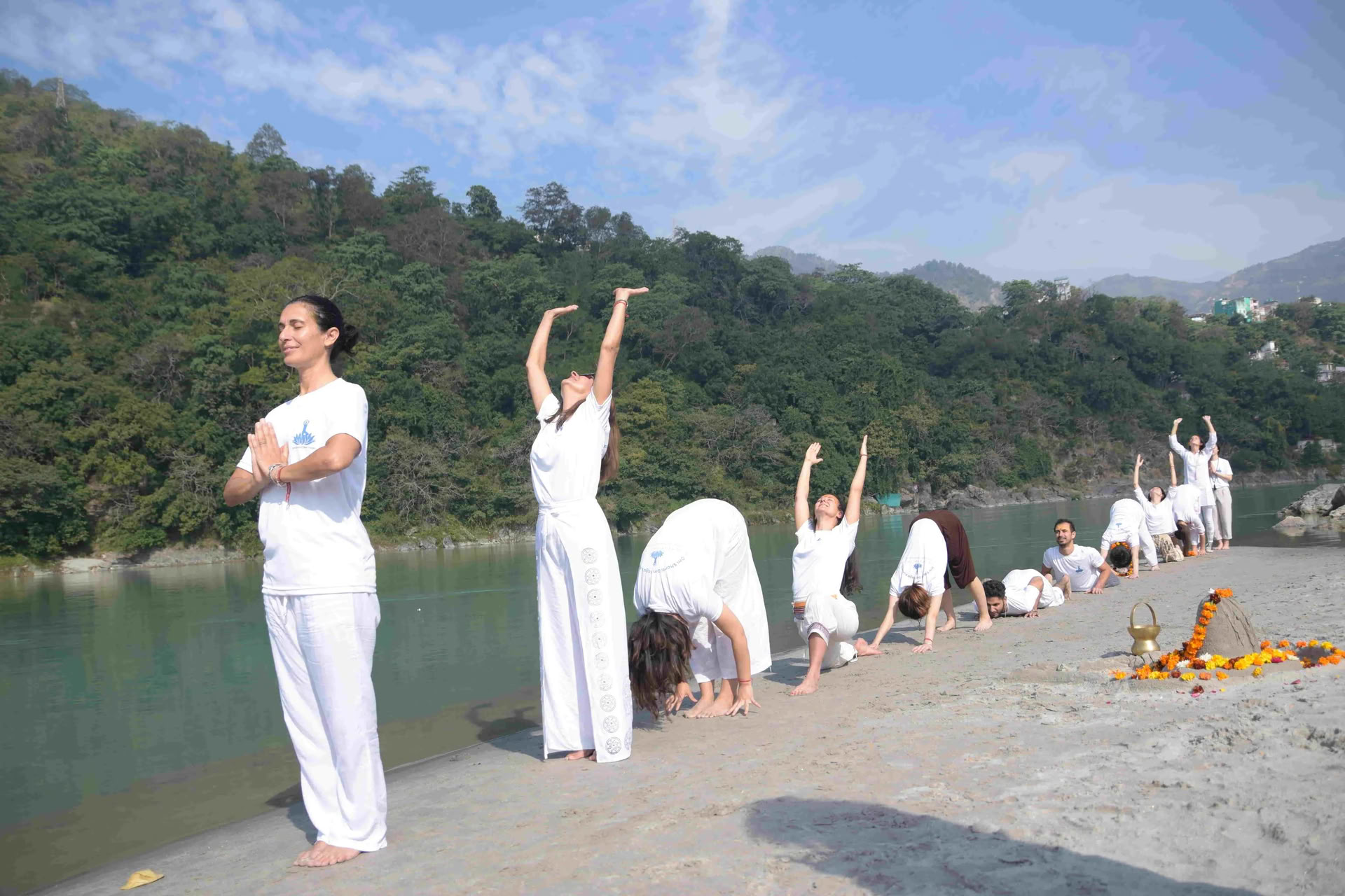 100-timers yogalæreruddannelse i Rishikesh, Indien