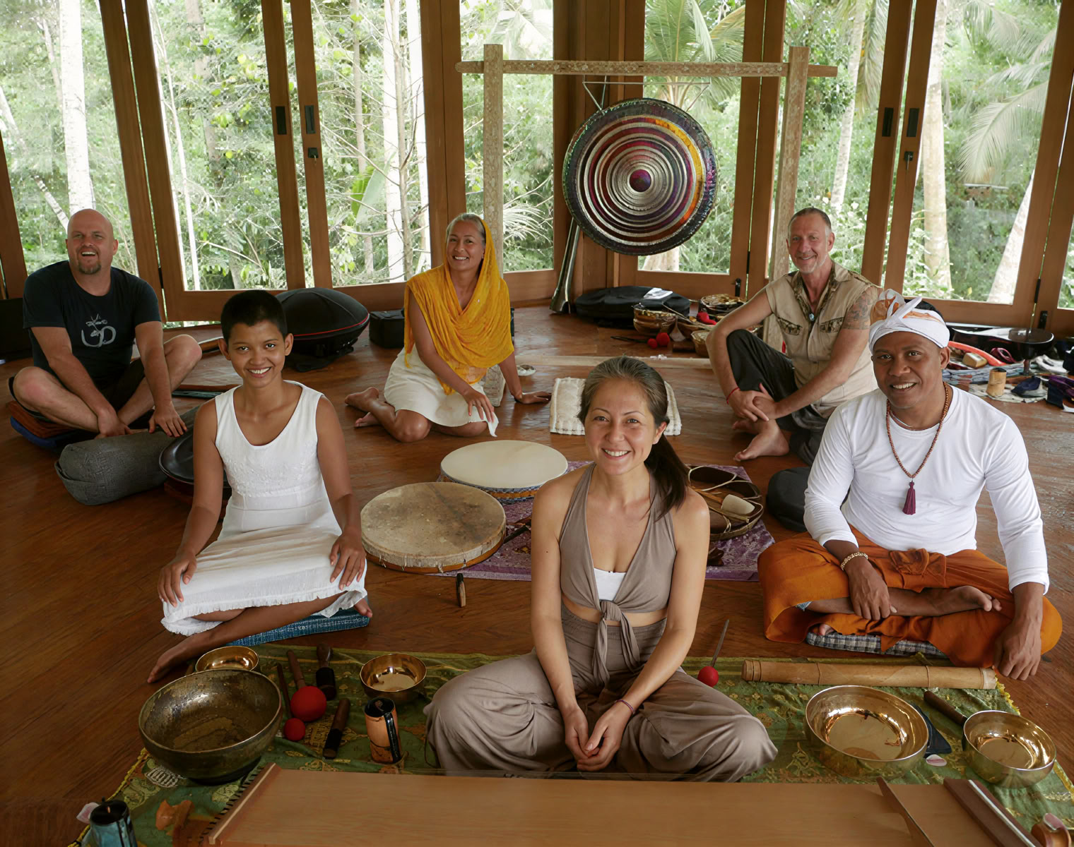 Sound healer-uddannelse på Bali