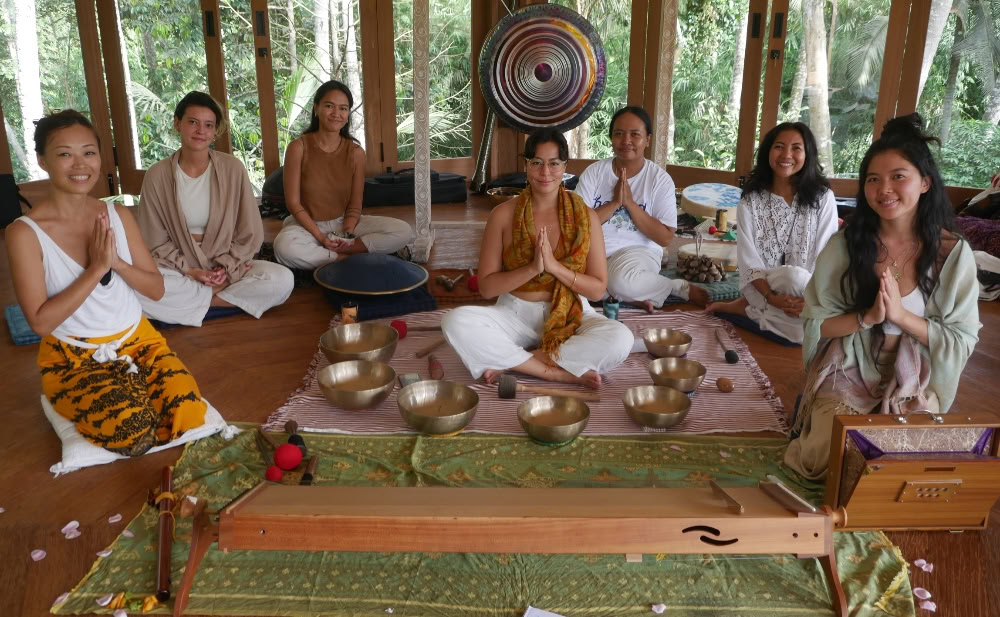 Sound healer-uddannelse på Bali