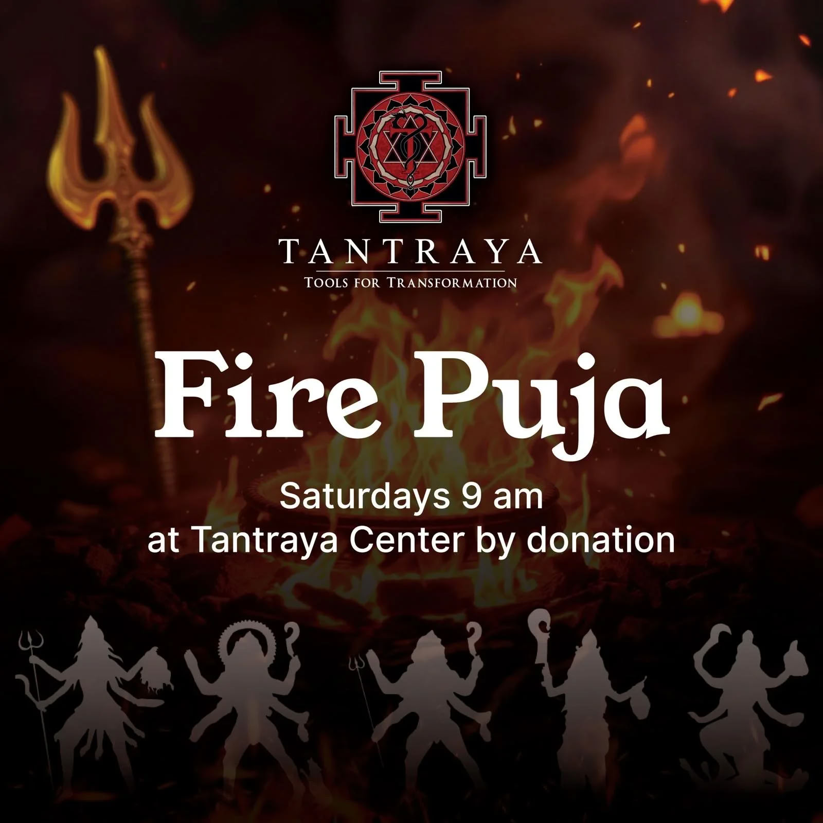 Tantrisk puja og ayahuasca-ceremoni