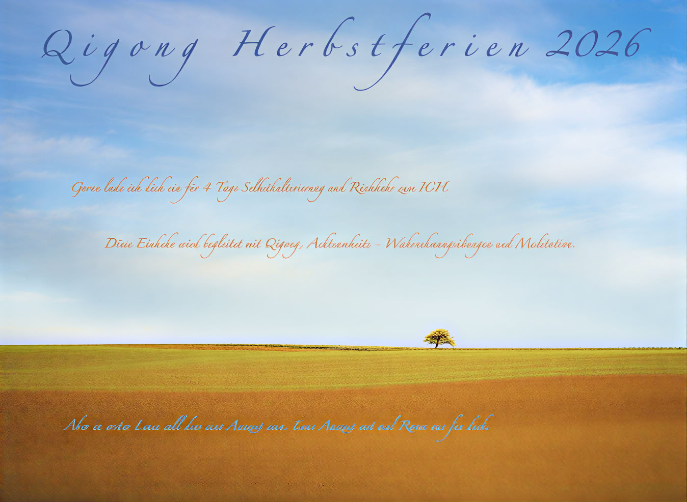Qigong-efterårsferie 2026