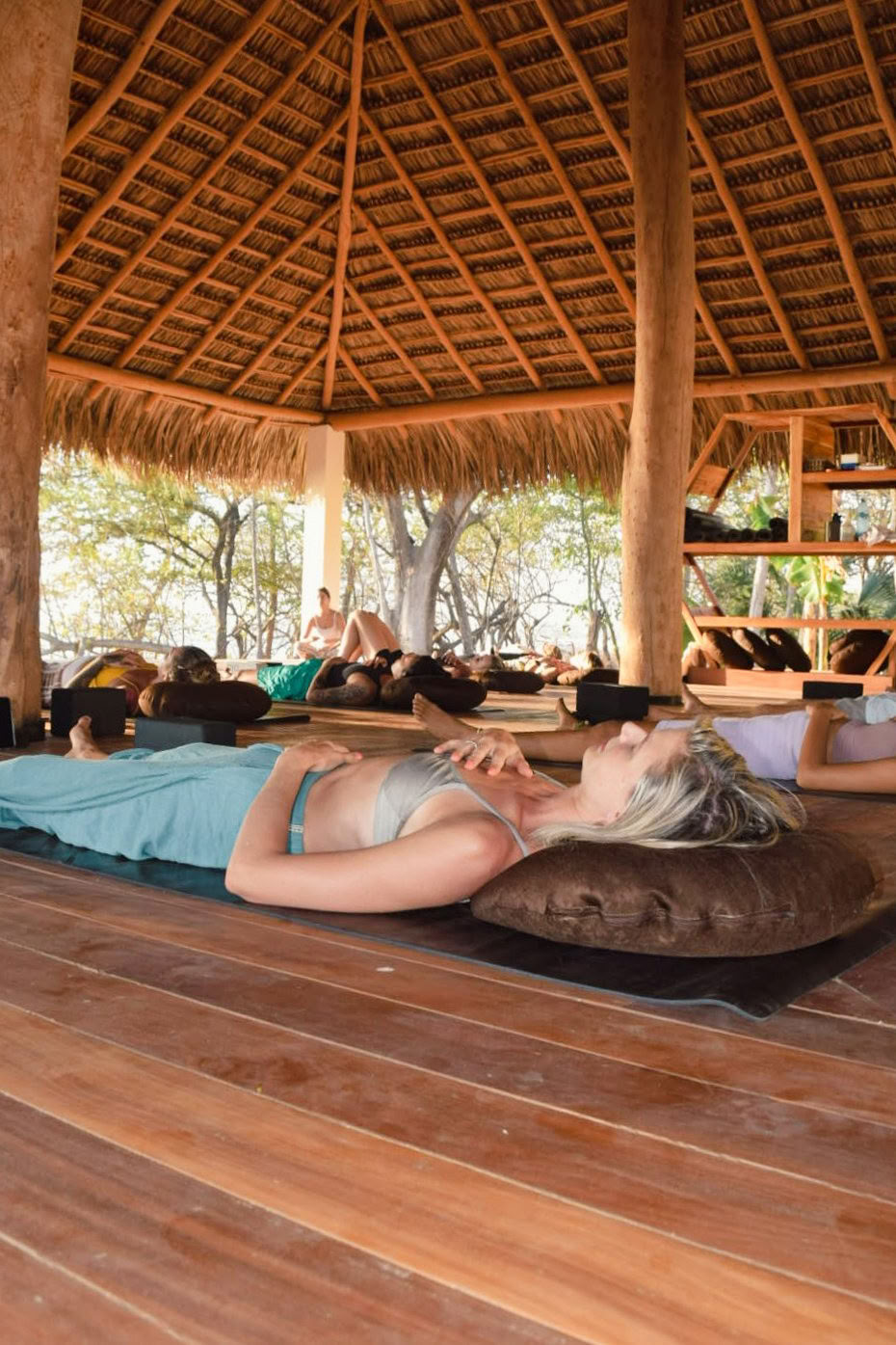 Ren tilstedeværelse yoga-retreat