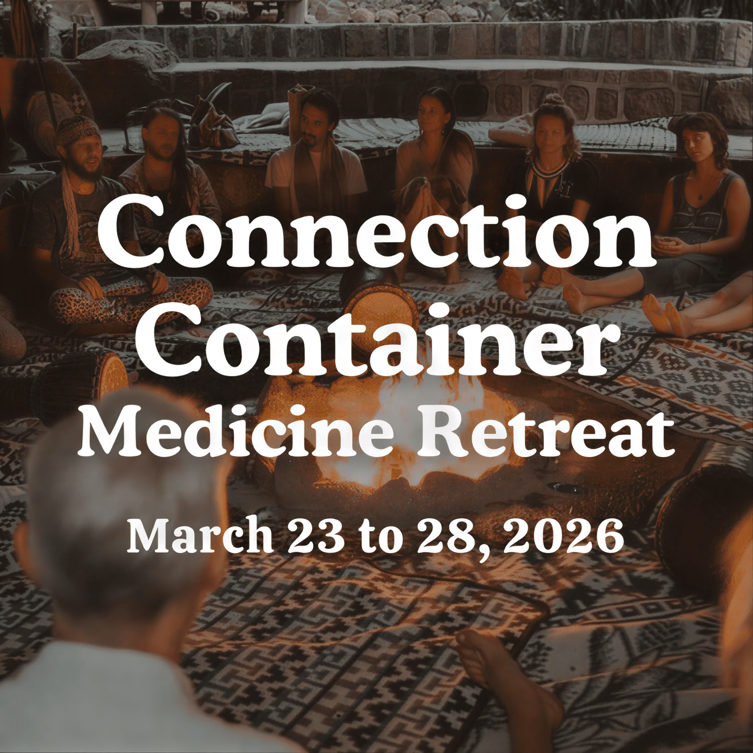 Forbindelsesrum-retreat med medicin