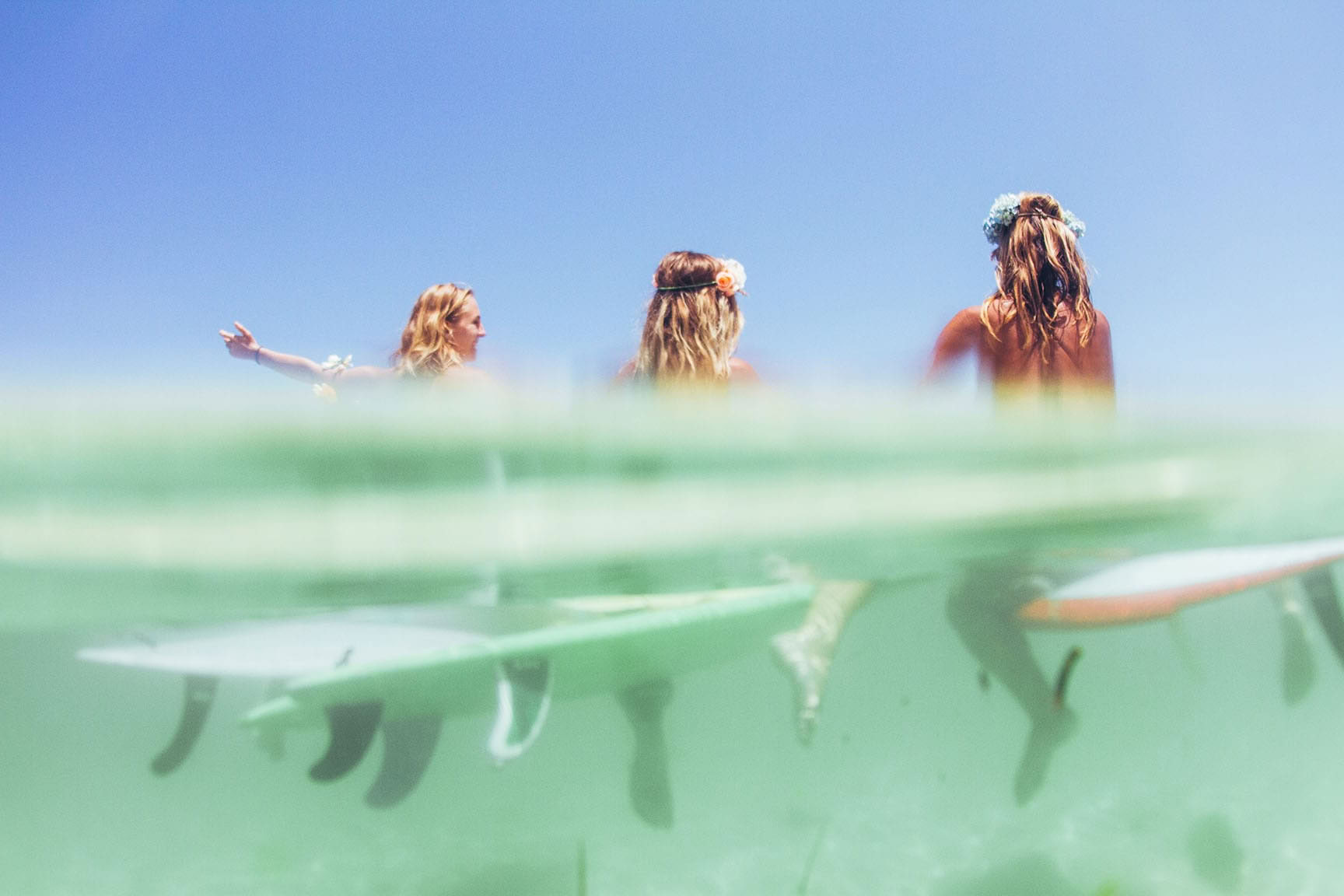 Surfgudinde-retreat på Maldiverne