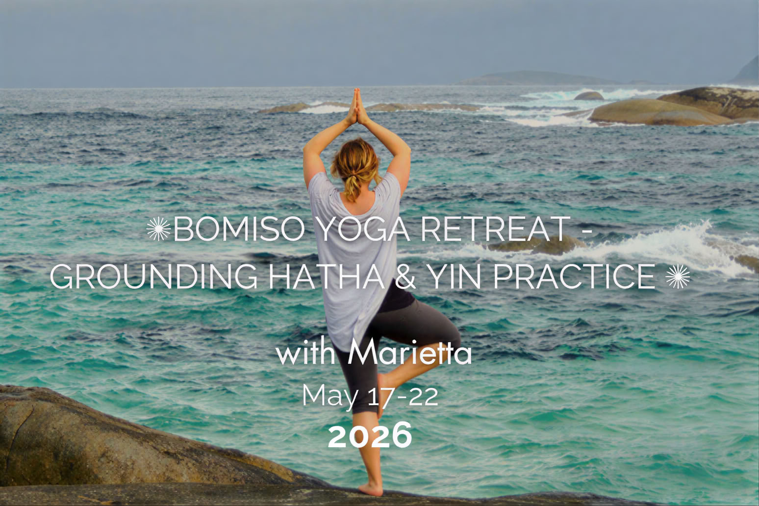 BOMISO Yoga-retreat – Jordforbindende Hatha- og Yin-praksis
