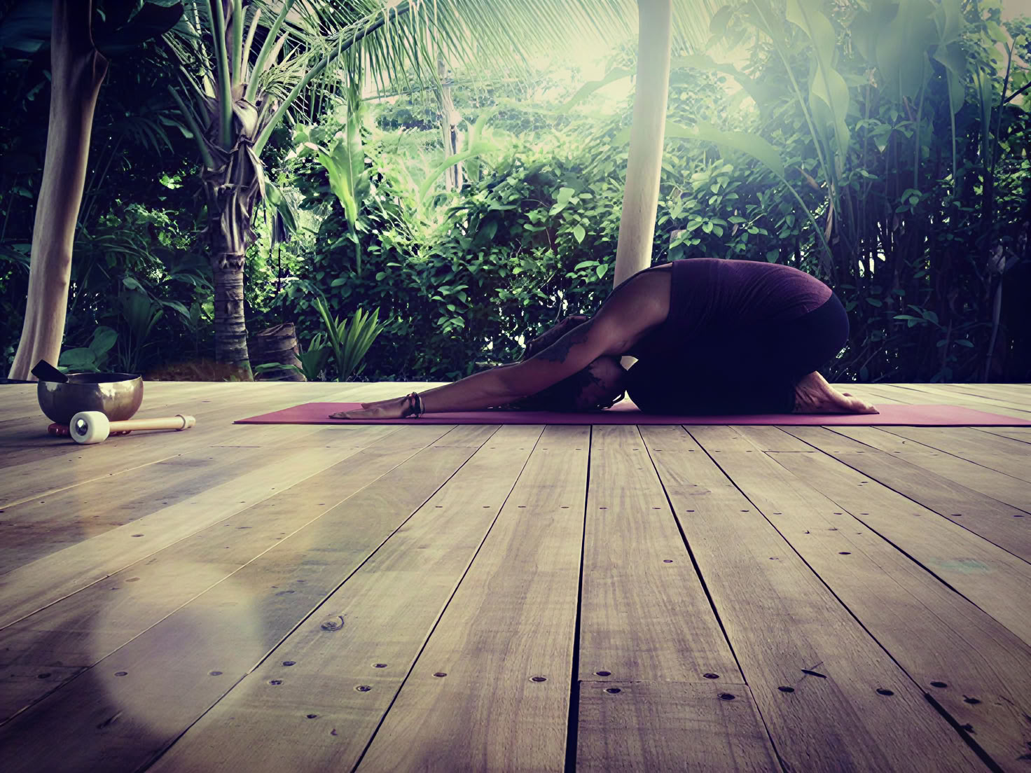 Yoga, åndedrætsarbejde og Bach-blomst-retreat
