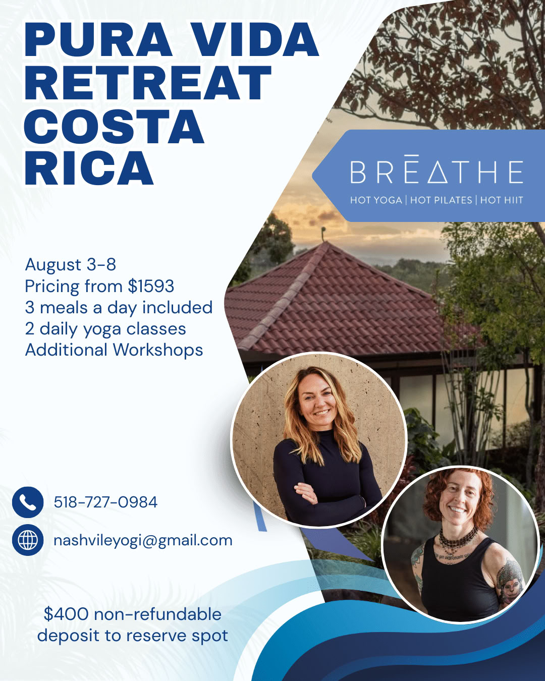 Xhale Yoga- og Pilates-retreat