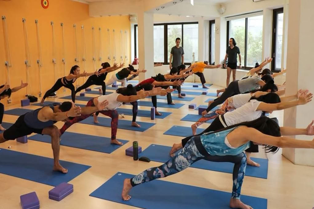 Iyengar-yogaværksted