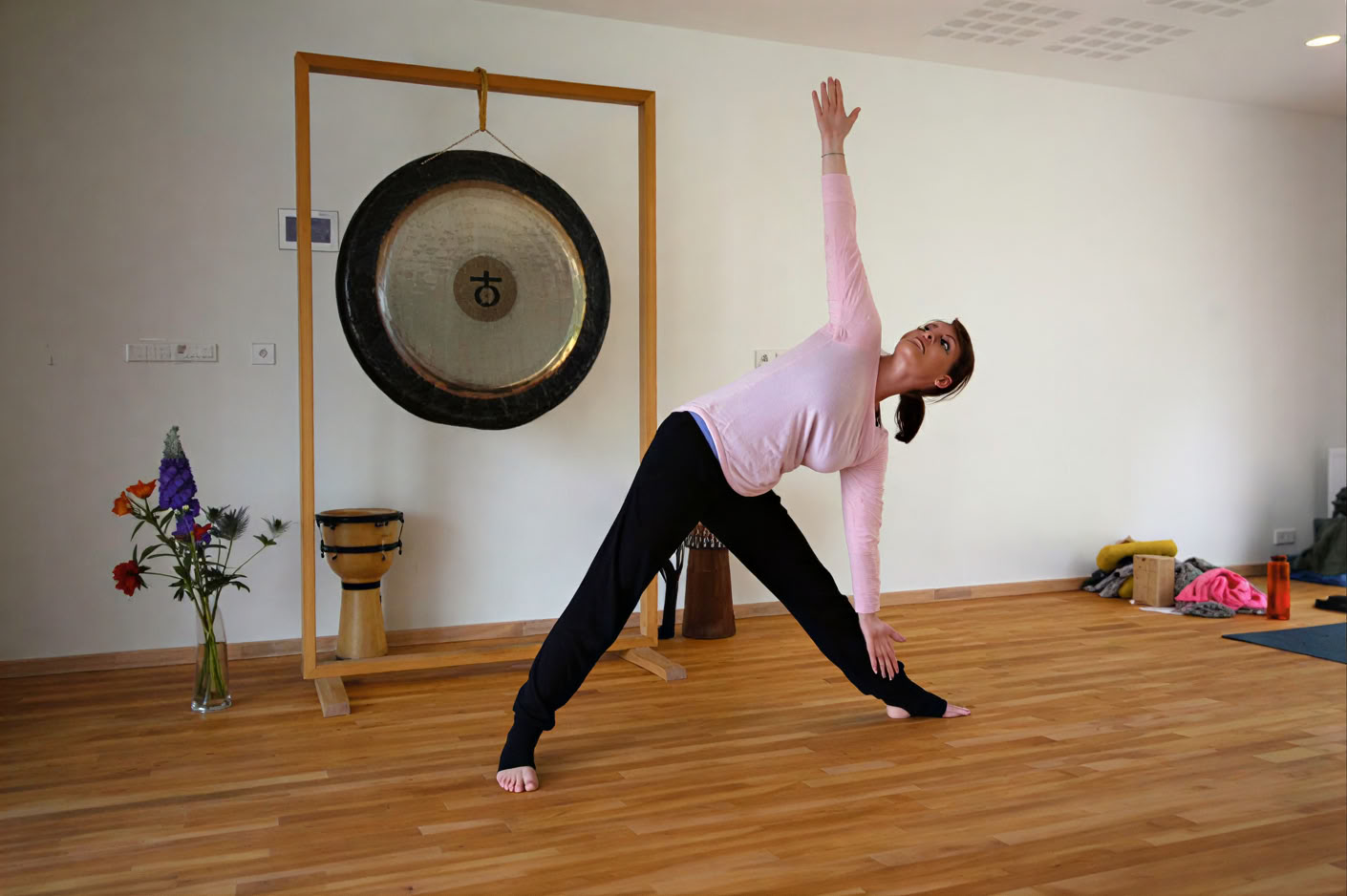 Yoga- og vandretur med nordlys på Island