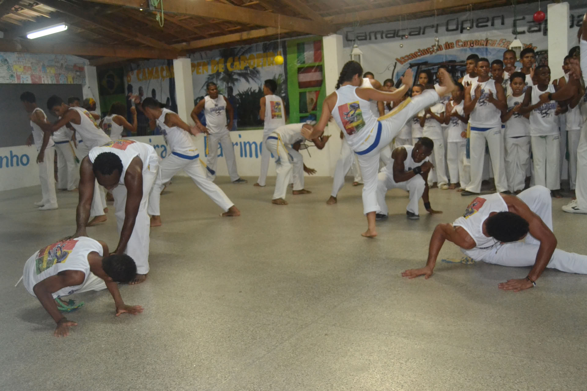 Capoeira-lejr i Brasilien
