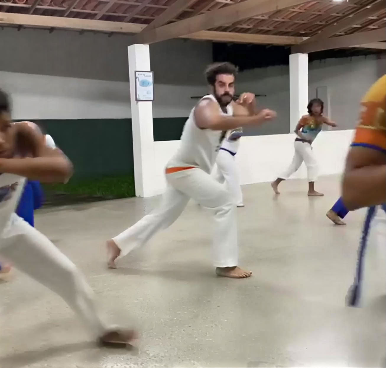 Capoeira-lejr i Brasilien