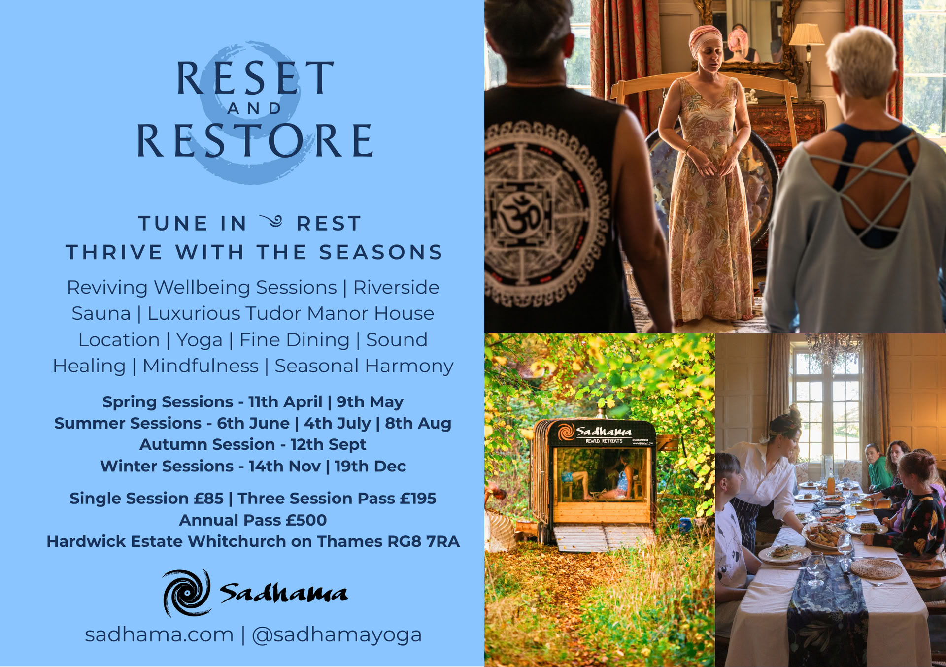 Nulstil og genopbyg – Twilight Supper Club-retreats