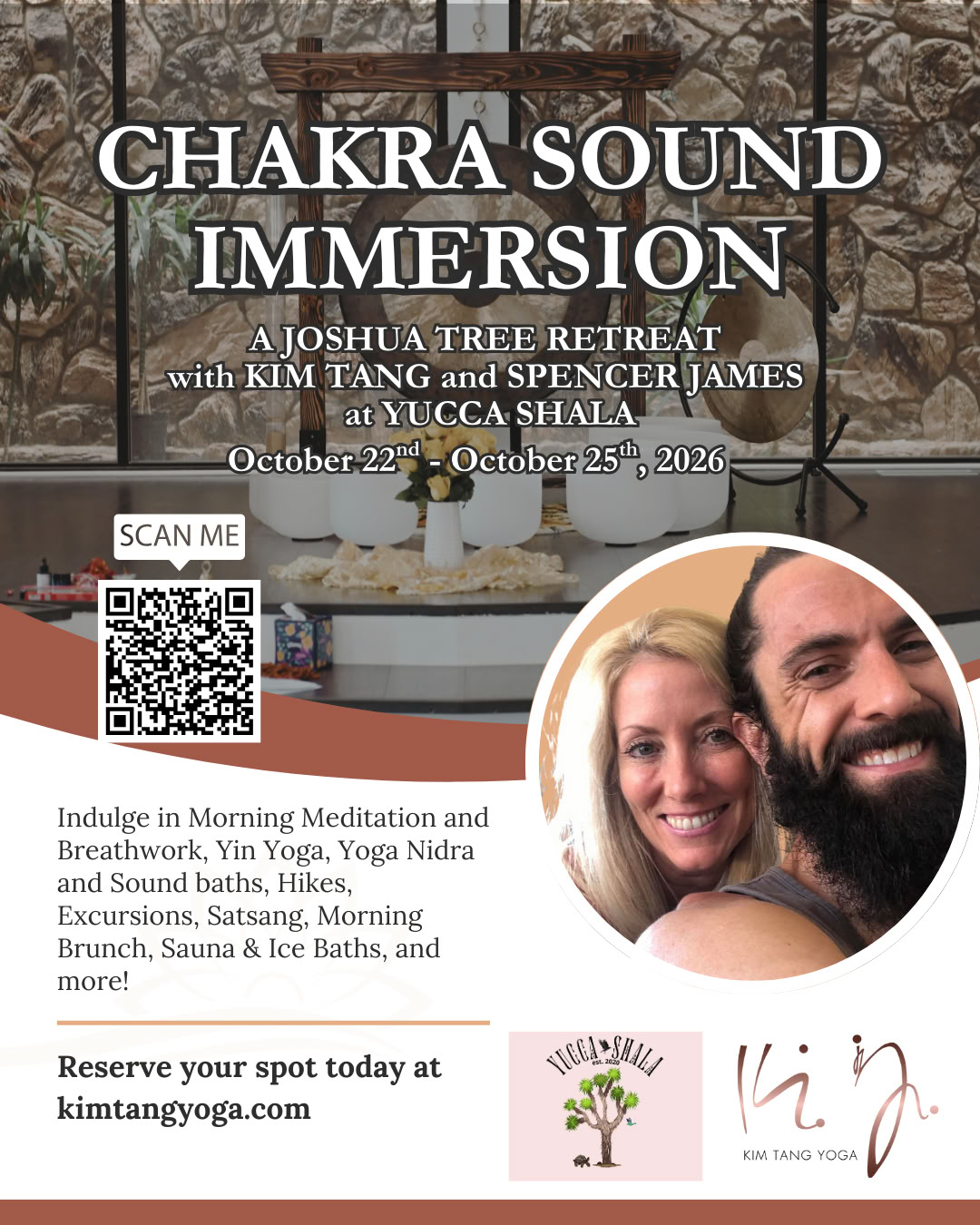 Chakra-lydindlevelse: Et Joshua Tree-retreat med Kim Tang og Spencer Larson — YUCCA SHALA