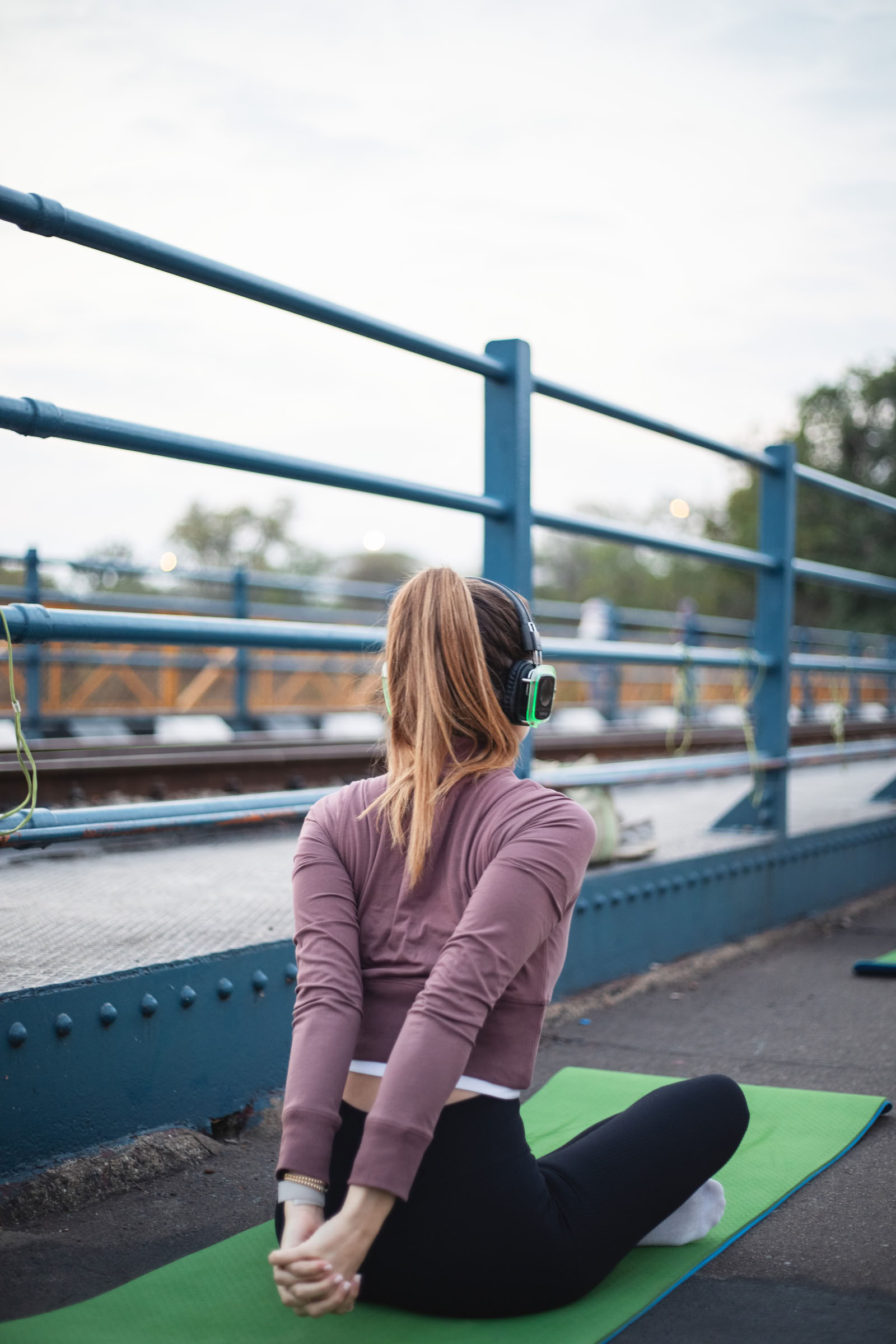 Yoga på broen