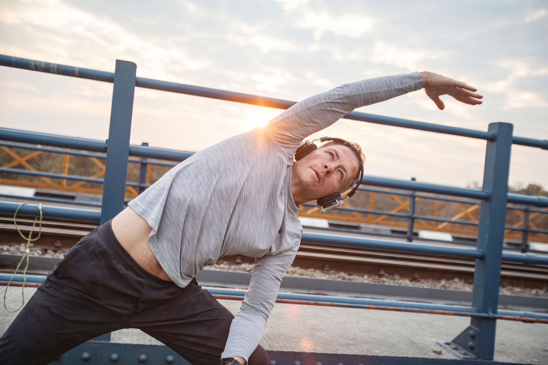 Yoga på broen