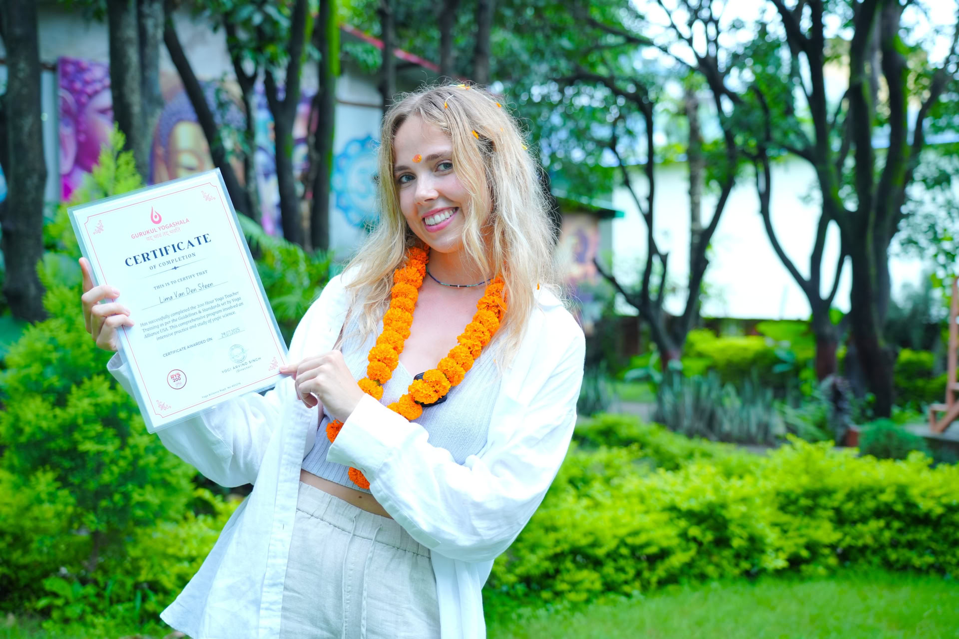100-timers yogalæreruddannelse i Rishikesh
