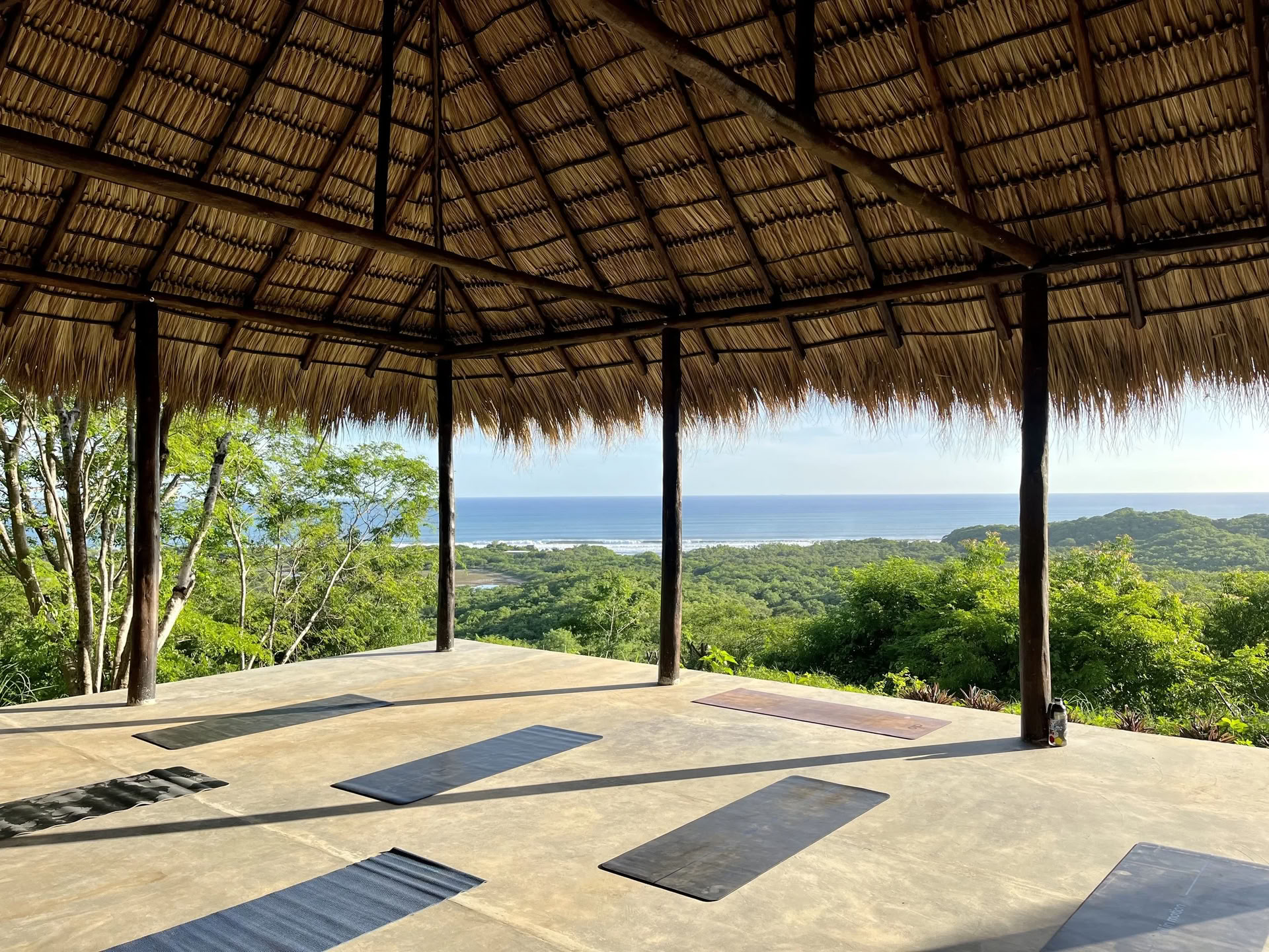 Yoga-time i Popoyo, Nicaragua