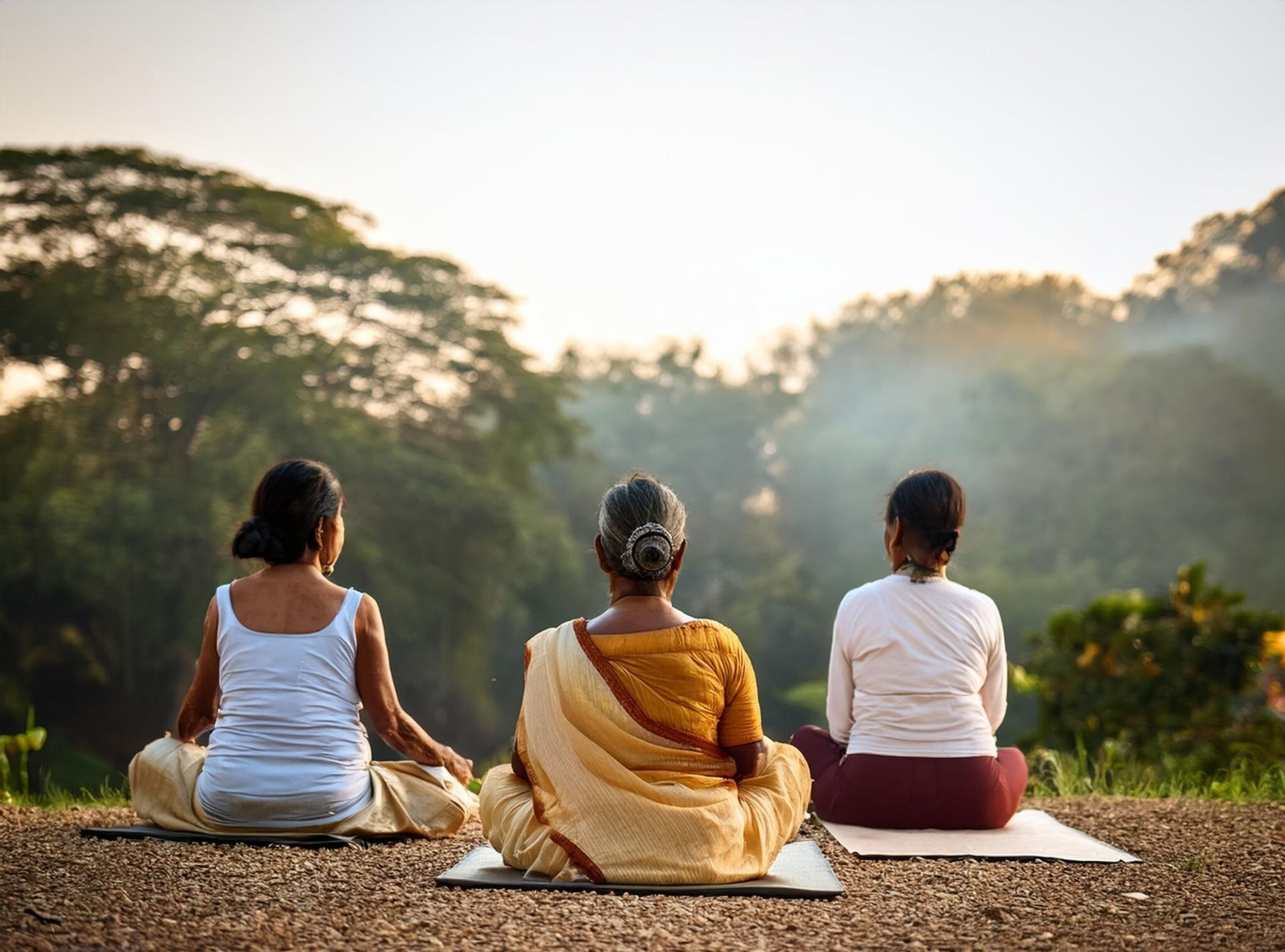 Wellness-retreat for seniorer i Rishikesh, Indien