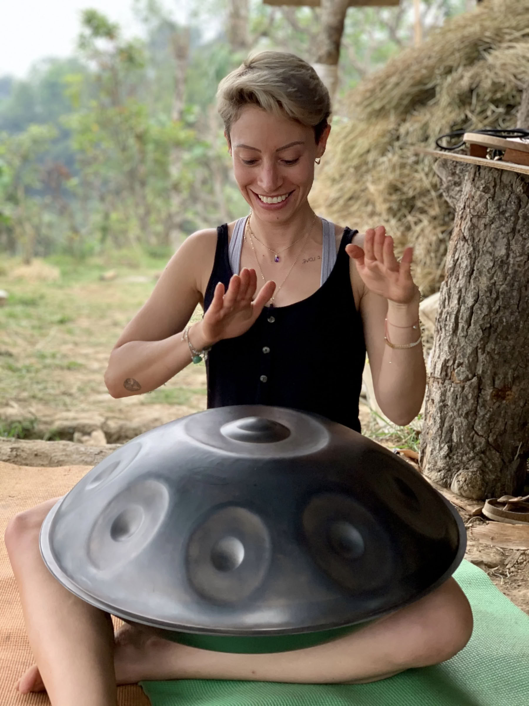 Retreat for læring af handpan