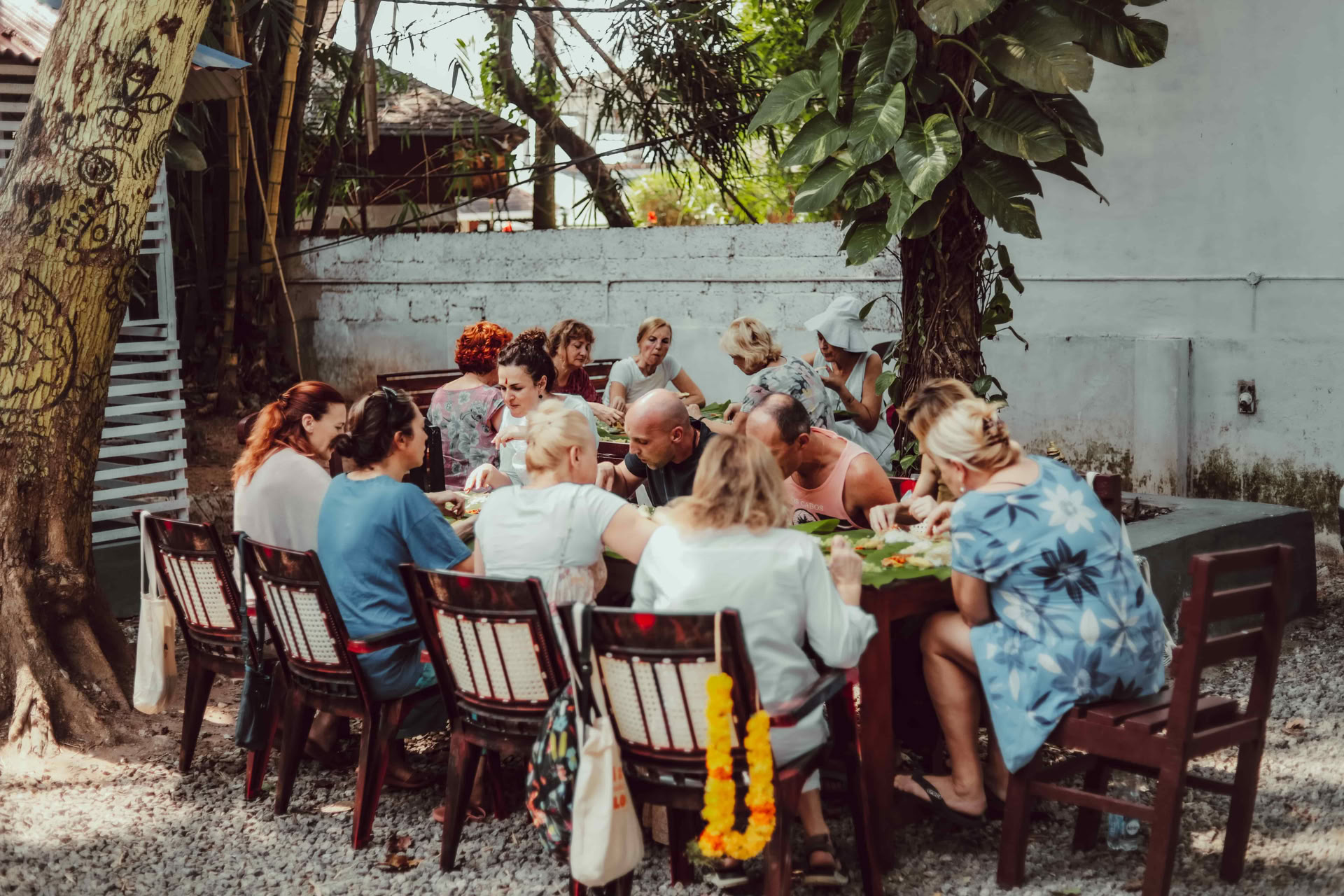 Lydhealingkursus i Varkala, Kerala
