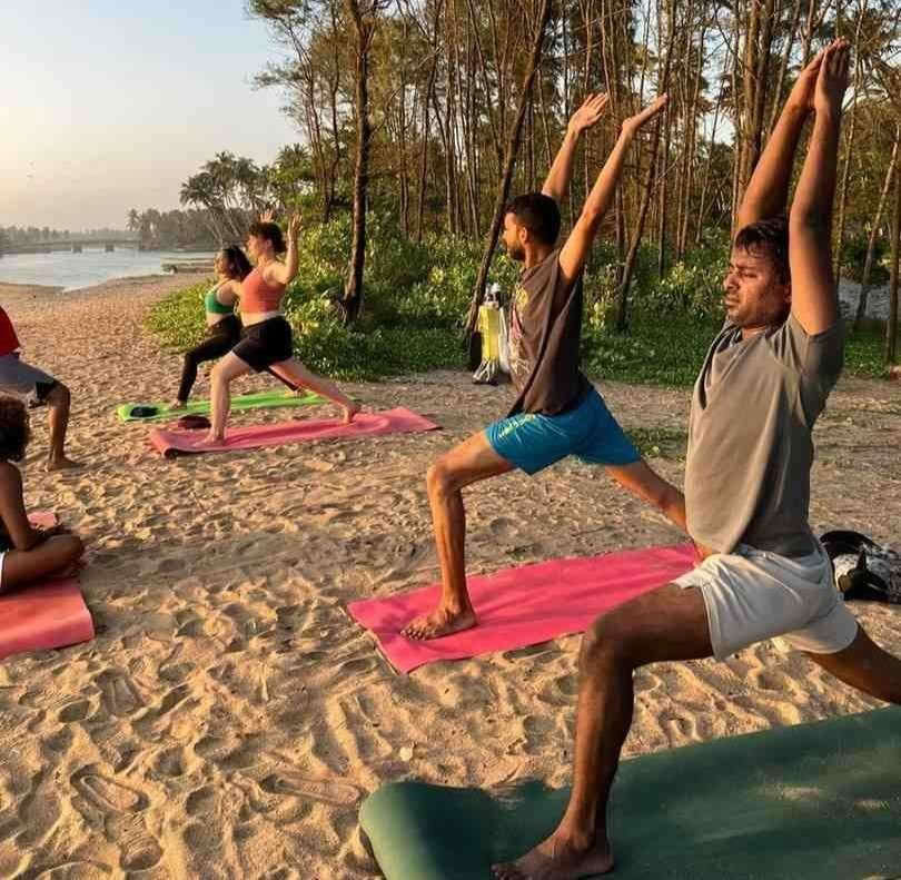500 timers yogalæreruddannelseskursus i Kerala