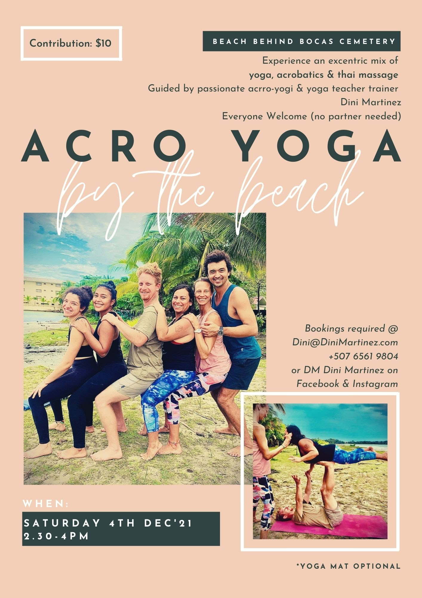 Acroyoga i Bocas