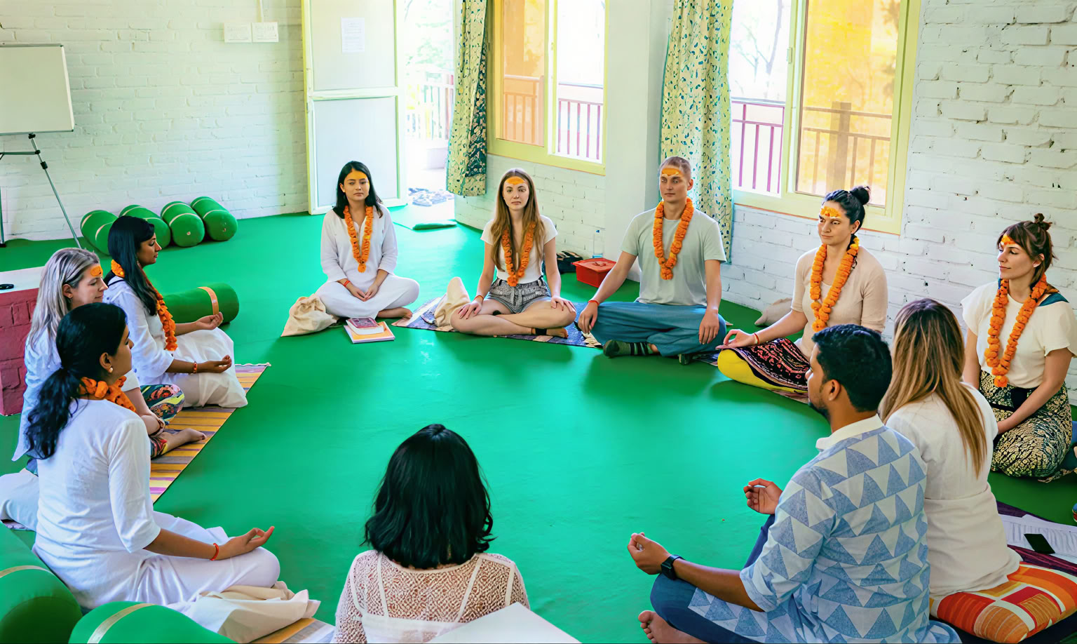 11-nætters, 12-dages yin- og meditationsretreat i Rishikesh