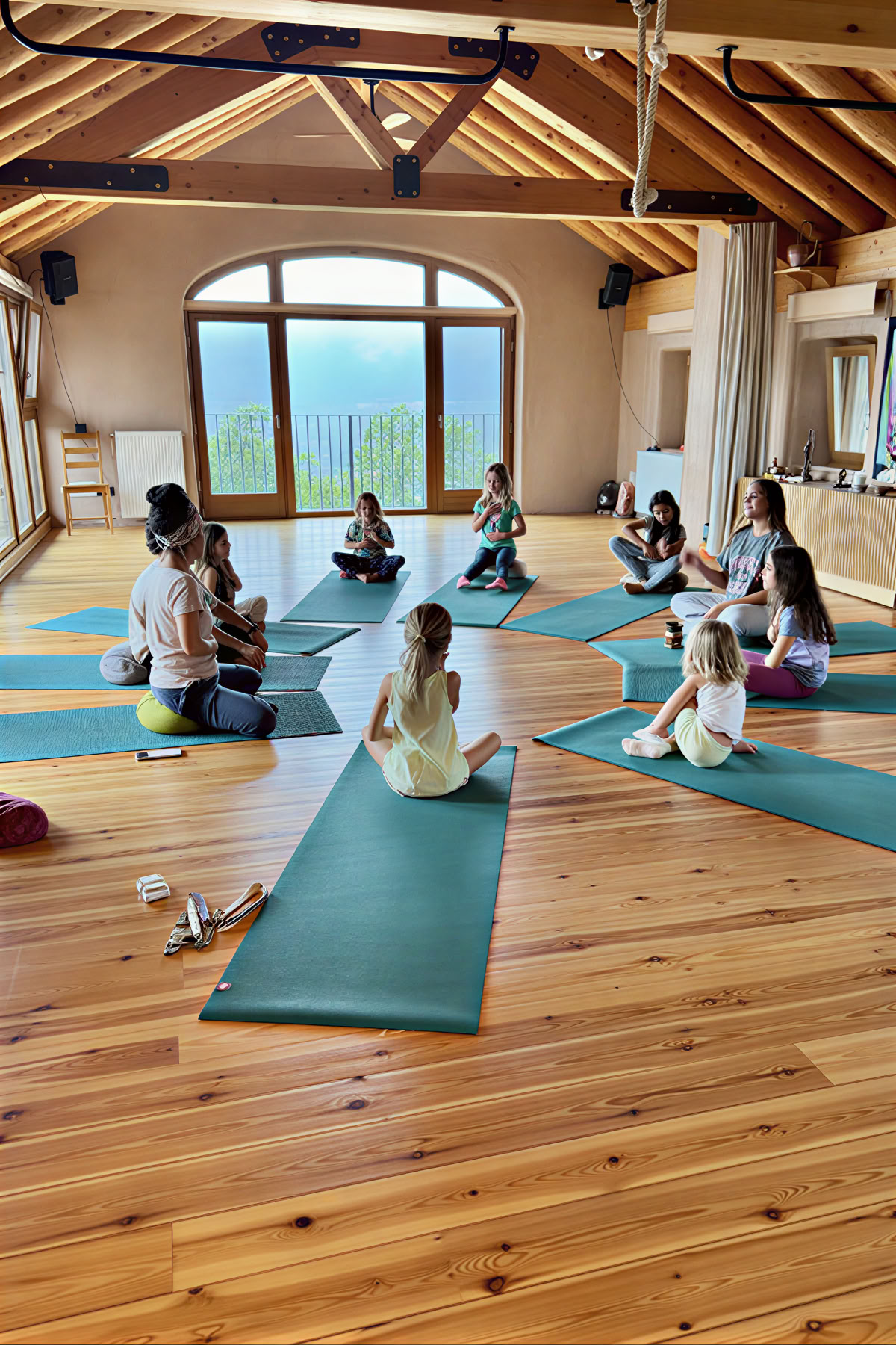 Yoga, sang og naturretreat