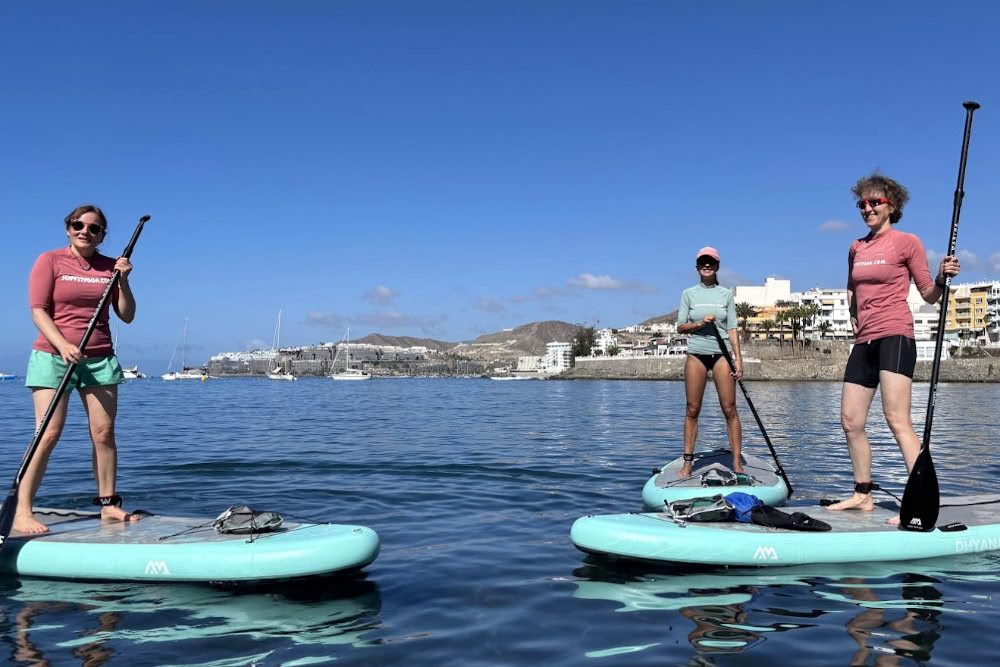 Paddleboarding (SUP) og yogaretreat på Gran Canaria