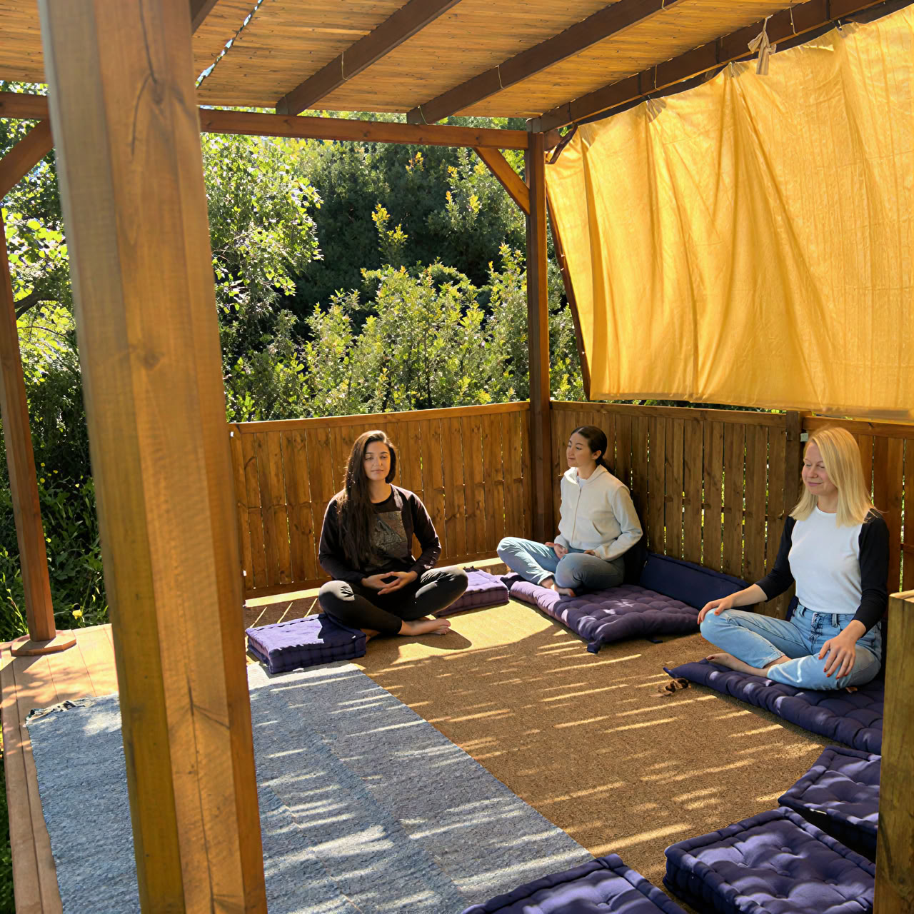 Yoga- og olivenhøst-retreat