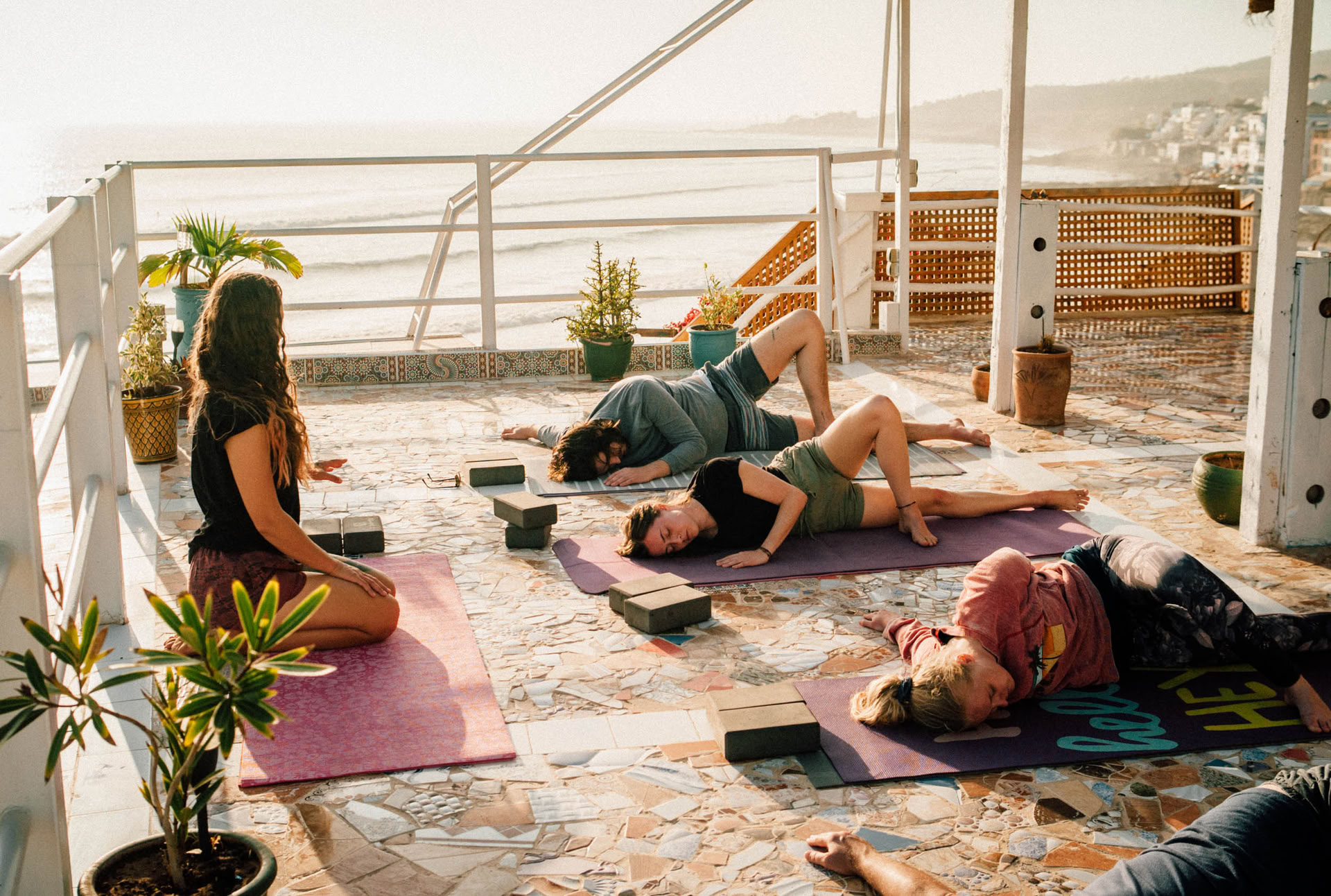 Surf- og yogaretreat