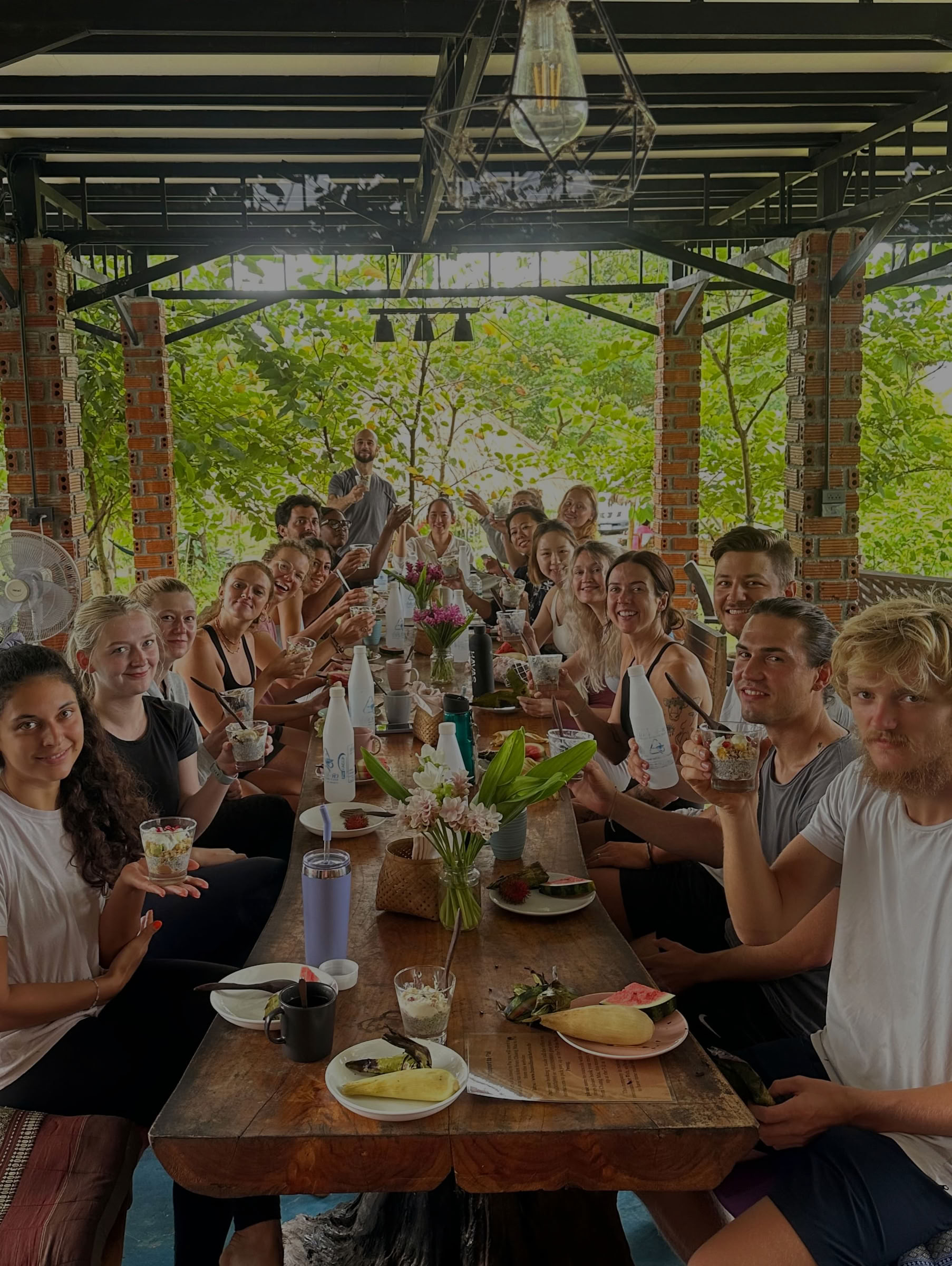 Yoga- og meditations-retreat hos værtsfamilie