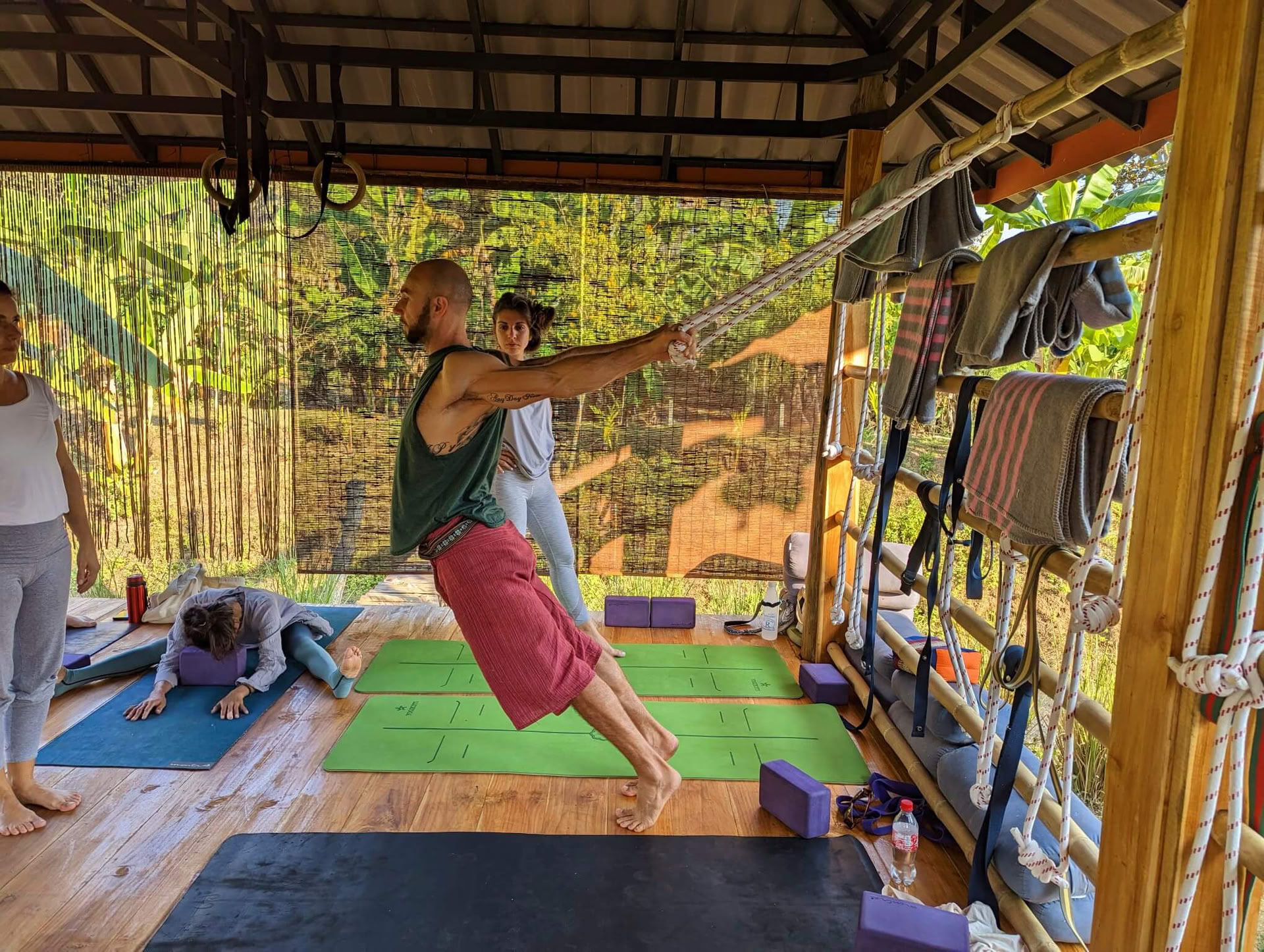 Yoga- og meditations-retreat hos værtsfamilie