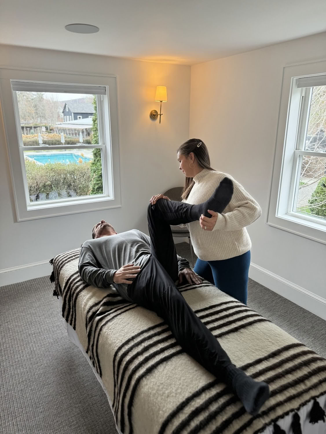 En-til-en udstrækning hos Valley Rock Massage House