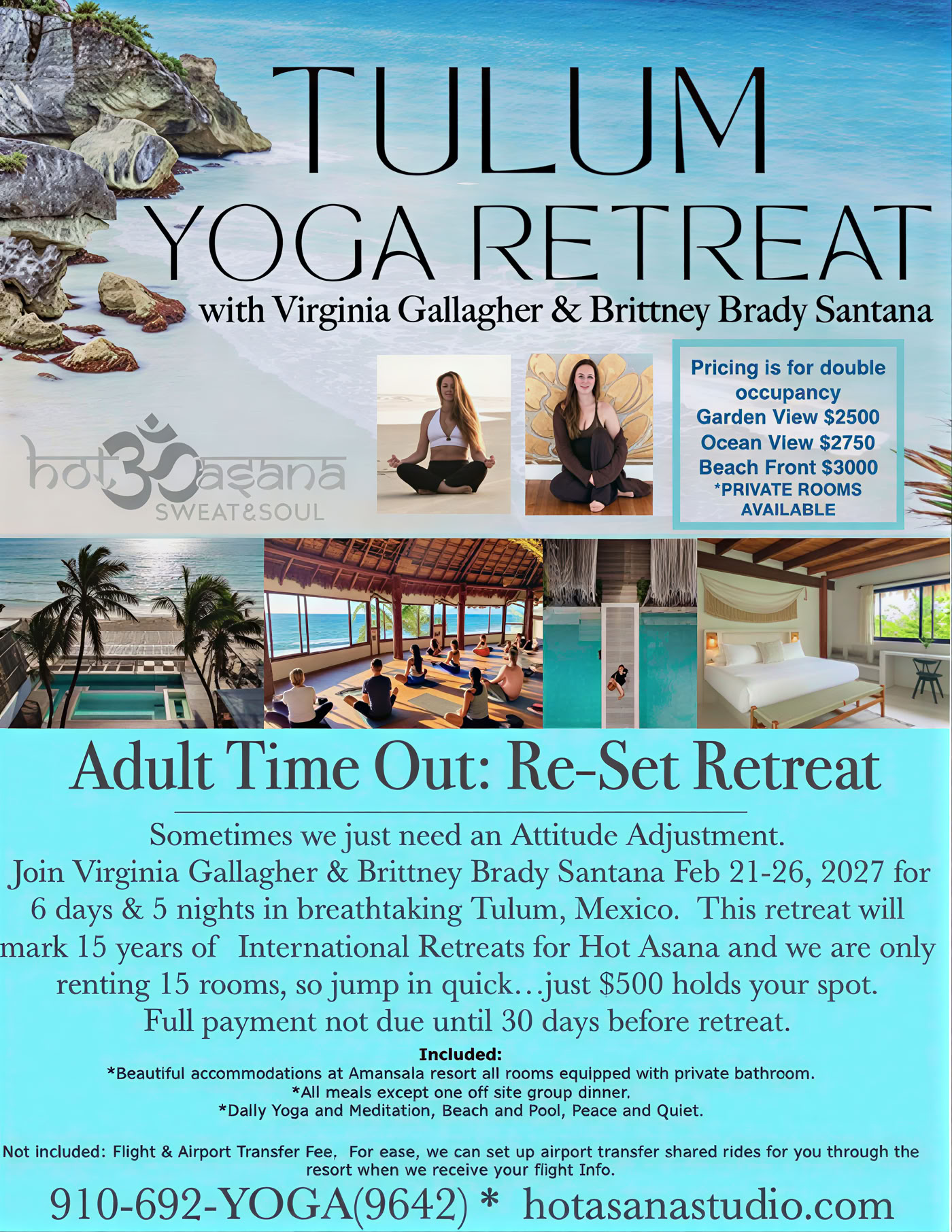 Yoga-retreat i Tulum, Mexico