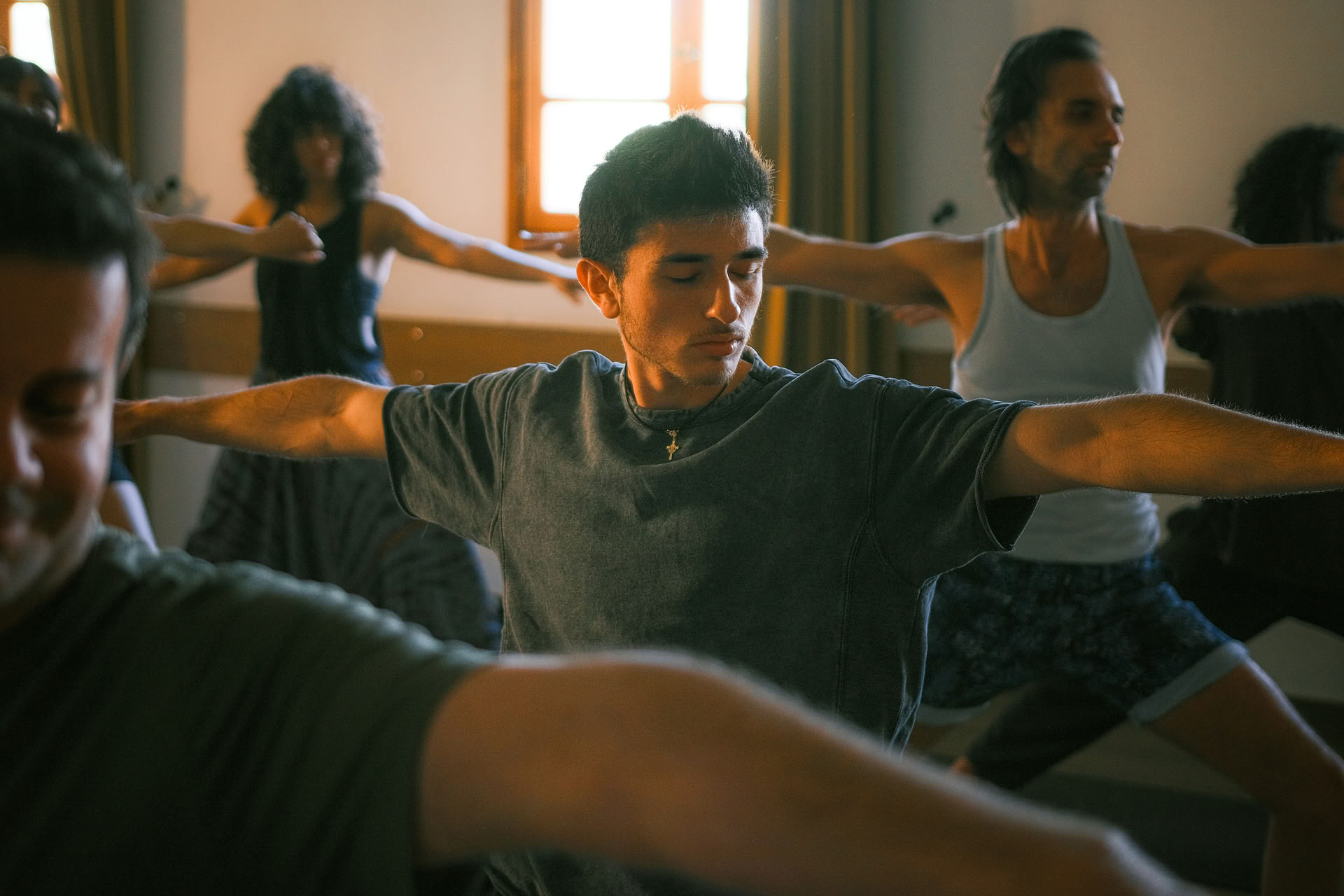 Yoga-hold i virksomheden for virksomheder