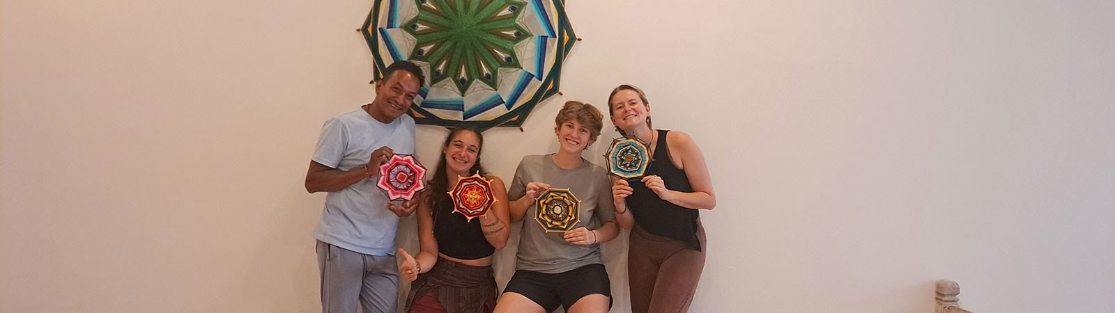 Mandala-vævningsworkshop