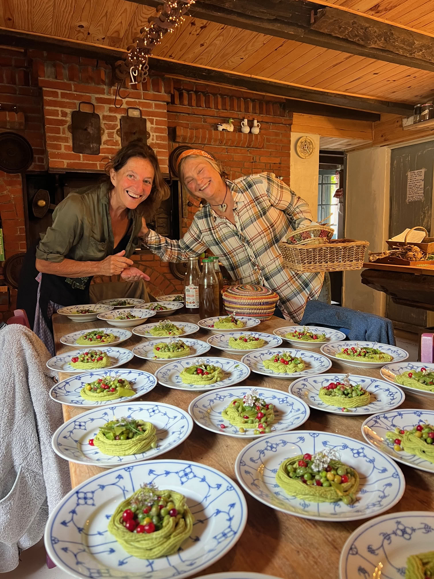 Øko-graviditetsretreat i Frankrig med partnere