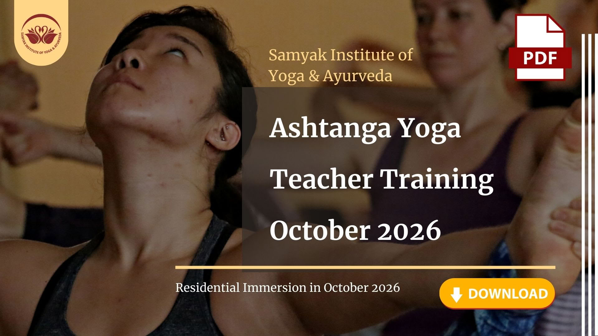 Ashtanga-yogalæreruddannelse - oktober 2026
