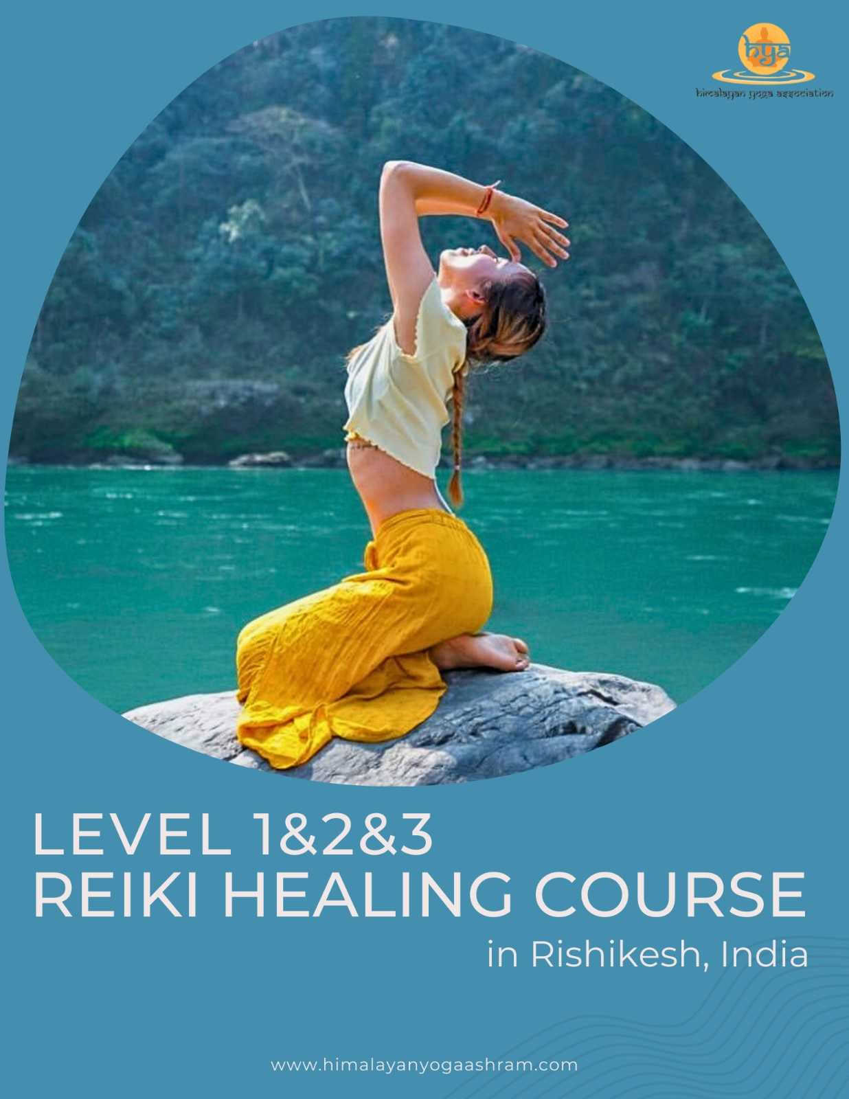 Lydhealerkursus niveau 1, 2 og 3 i Rishikesh, Indien HYA