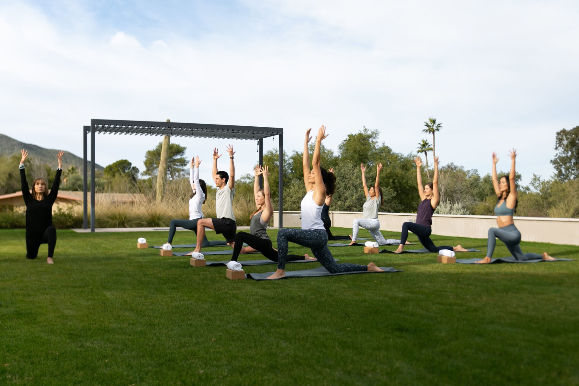 Udendørs yoga