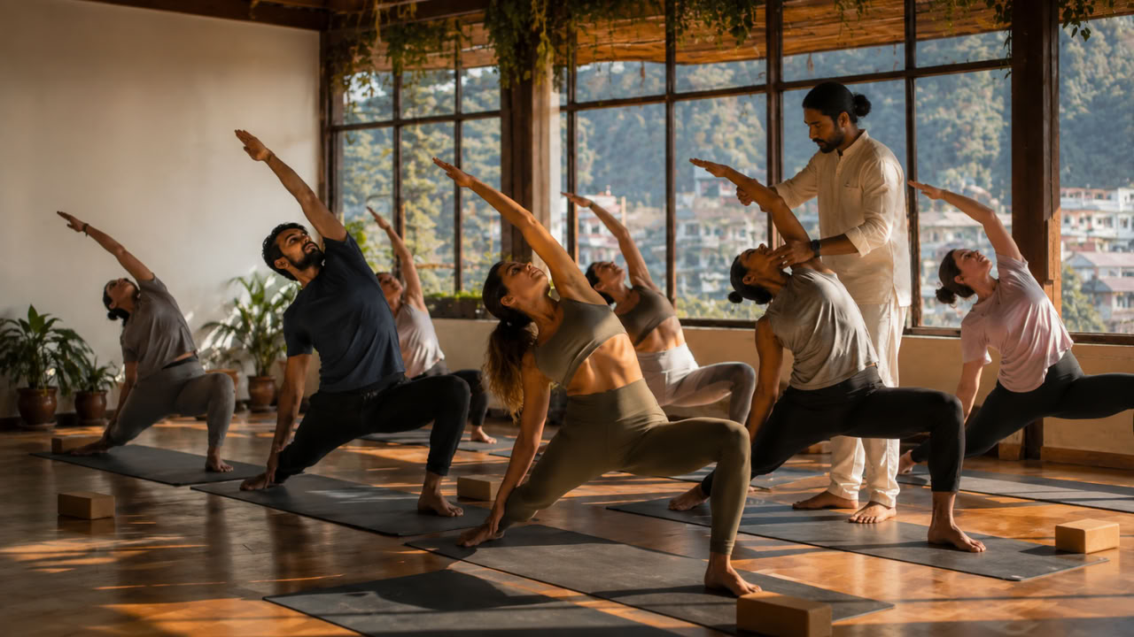 200-timers yogalæreruddannelse i Rishikesh – 1. jan. til 11. jan.