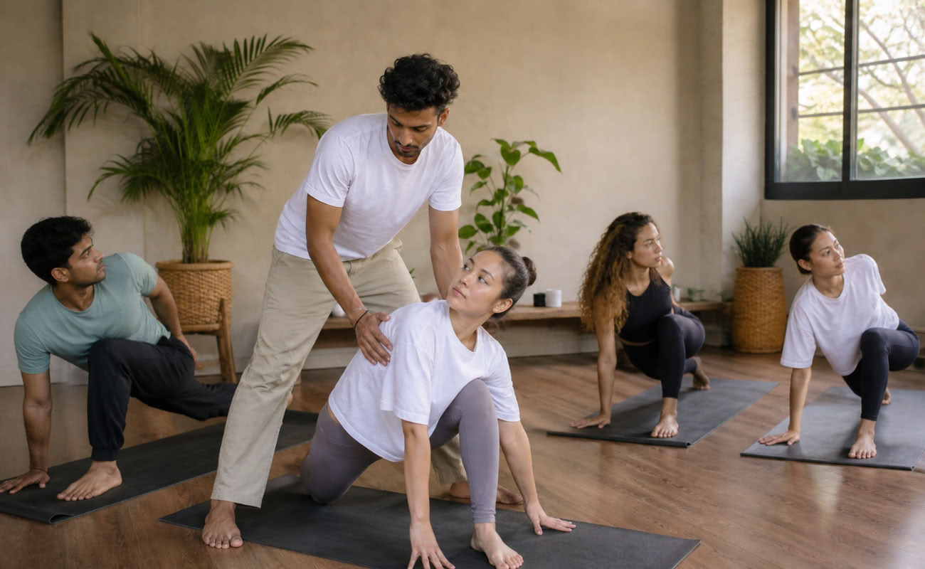 200-timers yogalæreruddannelse i Rishikesh – 1. jan. til 11. jan.