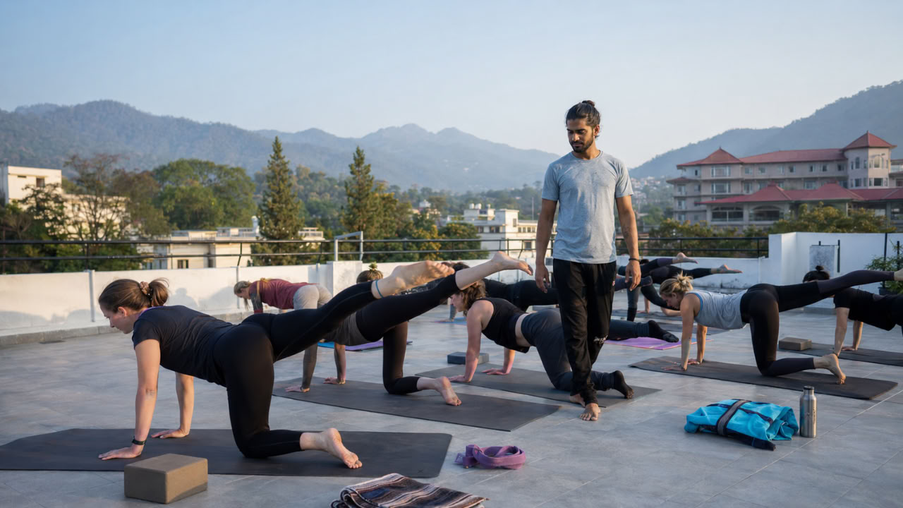 200-timers yogalæreruddannelse i Rishikesh – 1. jan. til 11. jan.