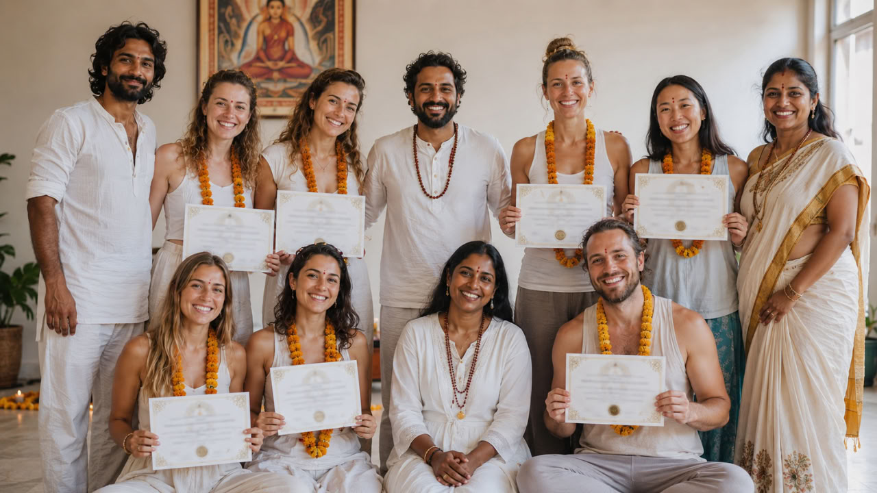 200-timers yogalæreruddannelse i Rishikesh – 1. jan. til 11. jan.