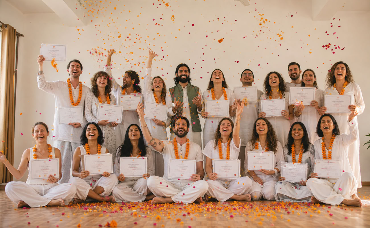 200-timers yogalæreruddannelse i Rishikesh – 1. jan. til 11. jan.