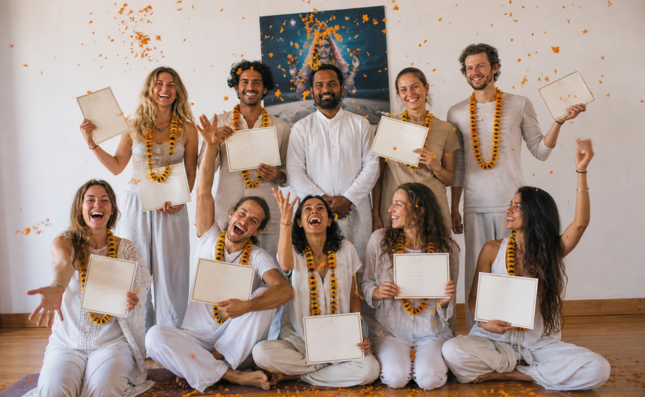 200-timers yogalæreruddannelse i Rishikesh – 1. jan. til 11. jan.