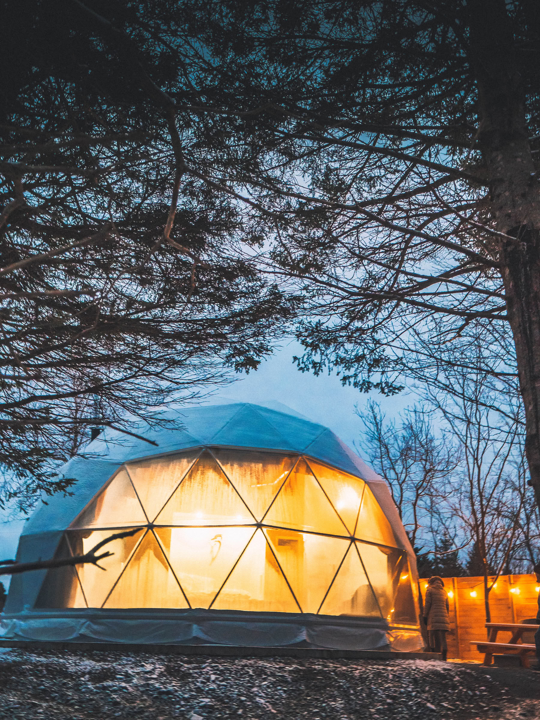 Akadi Lumina Glamping-oplevelsen